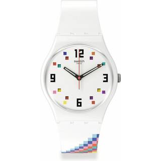 Swatch MERRY-GO-ROUND SQUARES Original Gent Watch SO28W700