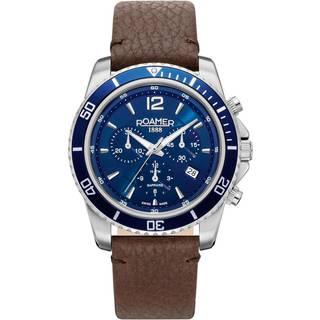 Roamer 862837 41 55 02 Herrenuhr Nautic Chrono 100 Chronograph 43mm 10ATM