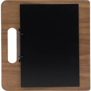 Securit Walnut Chopping Board Menuholder | A4