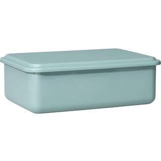Riess Serve + Store Vorratsbehälter medium / hoch Salbeigrün - Emaille - Grün