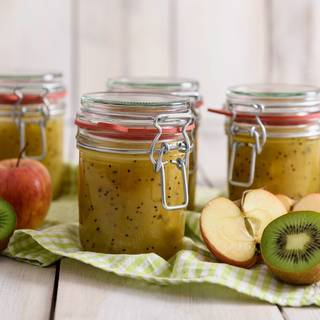 Henkogningsglas 370ml. Med naturgummi pakning. Dr. Oetker