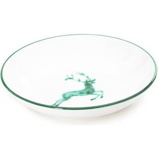 Håndlavet suppetallerken grøn hjort cup