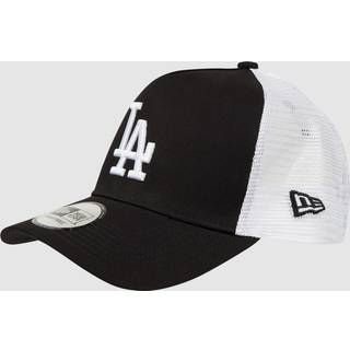 New Era LA Dodgers Clean Black A-Frame Trucker Cap newera adult unisex Black newera adult unisex Black newera adult unisex Black newera adult unisex B - One Size