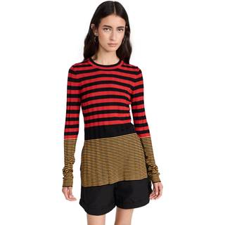 Proenza Schouler White Label Slinky stripe long sleeve sweater - multicoloured - XS