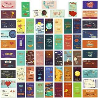 60 PAKK ROMANTIK MASKE BOX K?RLIGHED BEM?RKNINGER FOR HANS Hendes mandkone Mini Inspirerende Note Cards (2 x 3,5 in)