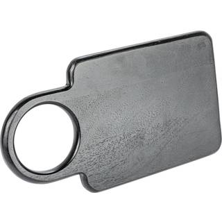 Bloomingville Mango Wood Cutting Board med rund håndtag sort