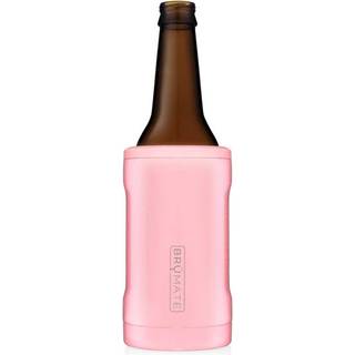 Brmate Hopsulator Bott'l Isoleret flaske køler til standard 12oz glasflasker | Glasflaske isoleret rustfrit stål drikkeholder til øl og soda (rød