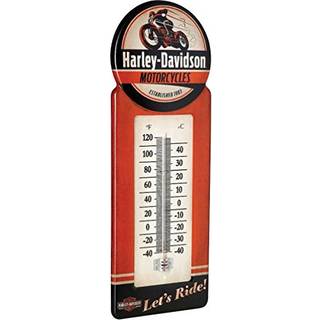 Harley-Davidson Tin Thermometer Vintage H-D Motorcykelmetaldesign HDL-10098