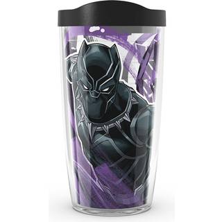 TERVIS Marvel - Black Panther Made in USA Double Walled Isolated Tumbler Travel Cup holder drikkevarer koldt og varmt 16oz klassiker
