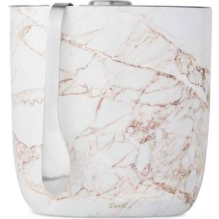 S'well 67 oz rustfrit stål isspand med tænger-tredobbelt lag med vakuumisoleret BPA-fri barware