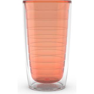 Tervis Clear & farverig bordplade lavet i USA dobbeltv?gget isoleret tumbler rejsekop holder drikkevarer koldt og varmt 16oz citrus solopgang