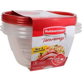 Takealongs Bowl Pk/3 af Rubbermaid Mfrpartno 7A95-Re-Tchil5