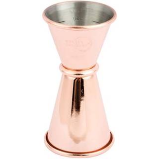 Barfly Japanese Style Jigger 1/2 oz x 3/4 oz kobber