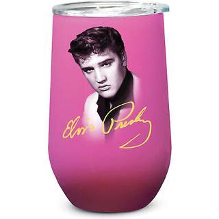 Smart Living Company Elvis Presley rustfrit vin tumbler 3,5 x 3,5 x 5,75 tommer lyser?d
