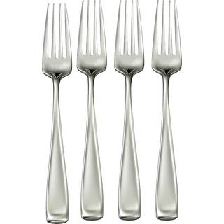 Oneida Moda Dinner Forks S?t med 4 Silver Dinner Forks S?t p? 4