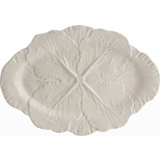 Bordallo Pinheiro Cabbage Serveringsfad 37,5 Cm - øvrige-tallerkner-fad Lertøj Branco - 65017630