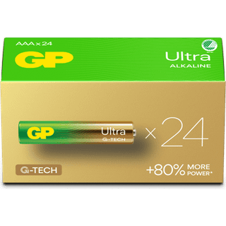 GP Batteries Super Alkaline 24AU/LR03 Batteri alkalisk, AAA, pakke med 24