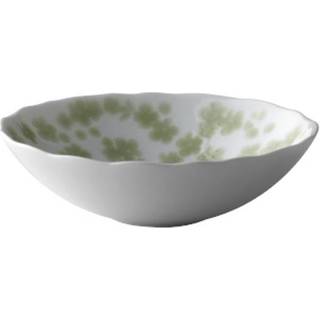 Wik & Walsøe Slåpeblom Skål 12 Cm - Serveringsskåle Benporcelæn Grøn - 45211