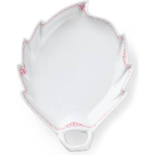 Royal Copenhagen Koral Riflet Blonde bladformet asiet - 23 cm