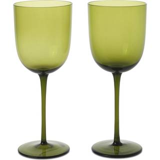 Ferm Living Host hvidvinsglas 30 cl 2-pak Moss Green