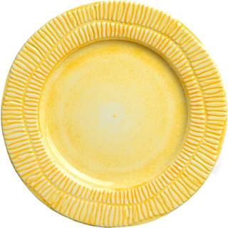 Mateus Stripes Tallerken 21 Cm - Asietter Keramik Gul - EA05ST