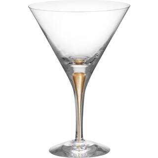 Orrefors - Intermezzo Martiniglas Guld 25 cl 2-Pack - Drinkglas - Erika Lagerbielke - Guld