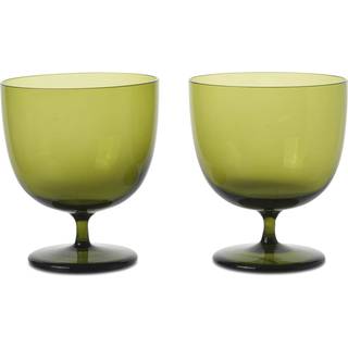 Ferm Living Host drikkeglas 20 cl 2-pak Moss Green