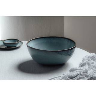 Villeroy & Boch Lave Glacé Serveringsskål 2,1 L - Serveringsskåle Lertøj Blå - 1042823160