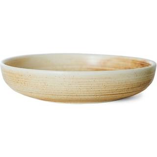 HKliving Home Chef dyb tallerken medium Ø19,3 cm Rustic cream/Brown