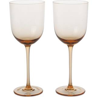Ferm Living Host Hvidvinsglas Sæt af 2 Blush