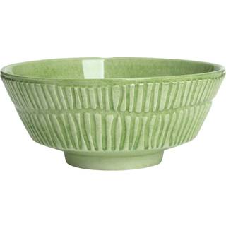 Mateus Stripes skål Ø15 cm Grøn
