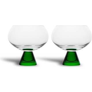 Byon Indy glas 24 cl 2-pak Grøn/Klar