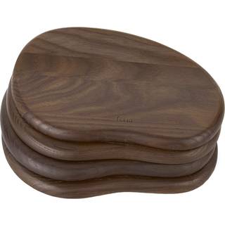 Ferm Living Cairn butter boards bakke 4 dele Dark brown