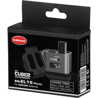 Hähnel ProCube 2 Nikon EN-EL15 Batteriplade