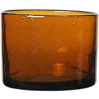 Ferm Living Oli vandglas lavt 11 cl Amber