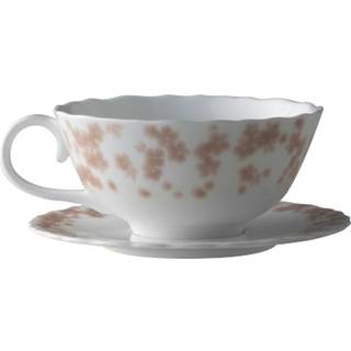 Wik & Walsøe Slåpeblom Tekop 30 Cl Med Underkop - Tekopper Benporcelæn Rosa - 55217