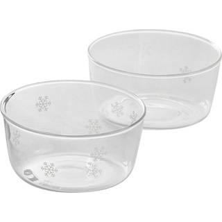 Dorre Snöstjärna Skåle 2-pak - Serveringsskåle Glas Klar - 5-8820
