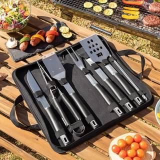 BBQ / Grillsæt i 12 dele og opbevaringstaske