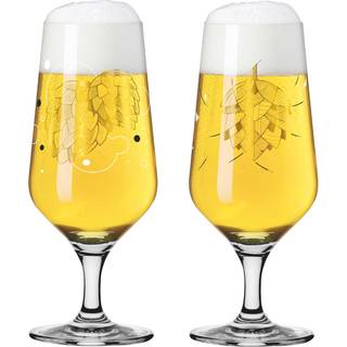 Ritzenhoff Brauchzeit Ølglas 37 Cl 2-pak #1 & 2 - Ølglas Krystalglas Klar - 3471001