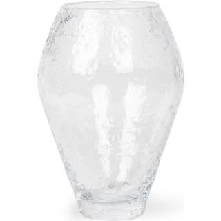 Crushed Glass Vase, Small - Clear