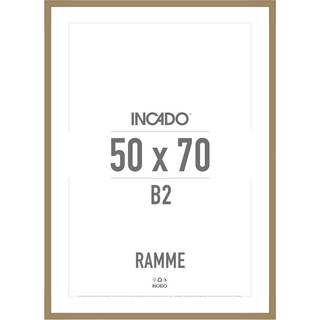 Sennepsgul Ramme - Flere størrelser - INCADO Nordicline (Variant: 50x70 cm - B2)