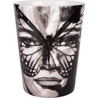 Carolina Gynning Golden Butterfly Krus 35 Cl - Kaffekopper Porcelæn Sort - 776636