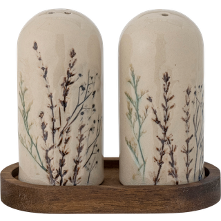 Bloomingville Bea salt & peberkar 2 dele Natur