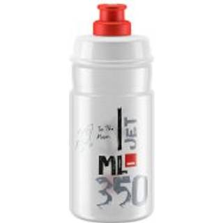 Elite Bottle Jet Clear Red Logo 350ml - Drikkeflaske