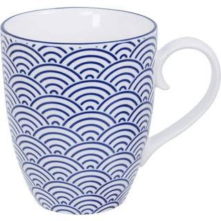 Tokyo Design Studio Nippon Blue Krus 38 Cl Wave - Kaffekopper Porcelæn Blå - 15622
