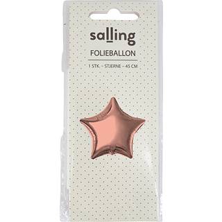 Salling folieballon stjerne Ø: 45 cm - rosegold (På lager i butik)
