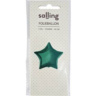 Salling folieballon stjerne Ø: 45 cm - grøn (På lager i butik)