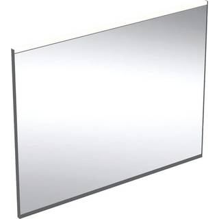Geberit Option Plus Square spejl 900x700mm med lys direkte. Aluminium sort mat