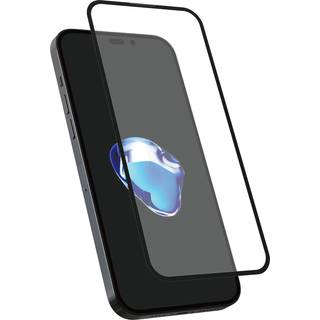 Holdit iPhone 16 / 15 / 14 Pro Hærdet Glas Skærmbeskyttelse 3D - Case Friendly - Gennemsigtig / Sort Kant