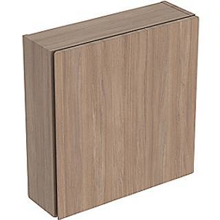 Geberit iCon overskab kvadratisk, med en låge: B=45cm, H=46.7cm, T=15cm, Eg / Melamin træstruktur